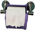 Toilet Paper Guard Full Enclosure | 360° TP Roll Protector | Pet & Toddler Proof Toilet Paper Cover | Anti-Unravel Shield | Bathroom Organizer & Dispenser (Marble)
