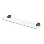 Gatco 5656MX A-Line Glass Shelf, Matte Black