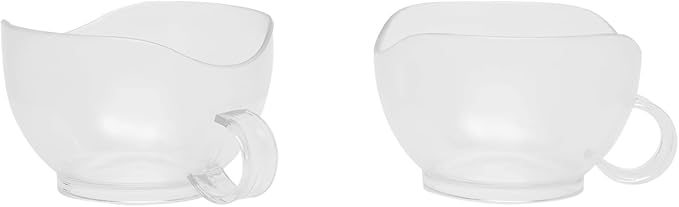 2 Pack 3L/101oz Food Dispenser Wall Mounted Grain Dispenser with 2 Cups Candy Storage Container Double Dry Food Dispensers Wall Mount for Coffee Beans, Nuts, Rice, Millet, Beans (Silver)