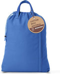 LFH Home Large Premium Cotton Canvas Laundry Bag with Drawstring and Handles Heavy Duty, Multi-Use, and Washable for Home, Travel, College or Storage 24x36 (Pack of 4)-Sky Blue