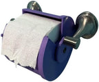 Toilet Paper Guard Full Enclosure | 360° TP Roll Protector | Pet & Toddler Proof Toilet Paper Cover | Anti-Unravel Shield | Bathroom Organizer & Dispenser (Marble)