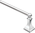 Moen DN8324CH Retreat Collection 24-Inch Bathroom Single Towel Bar, Chrome