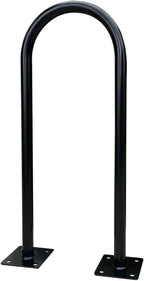Sandbaggy In Ground Bike Rack | U Shaped, Commercial, Outdoor, 1 Loop, Steel | Black, 14.5" x 34" (10)