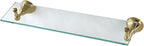 Kingston Brass BA4819BB Metropolitan Glass Shelf, Brushed Brass
