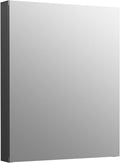 Kohler 81145-DA1 Maxstow Frameless Surface Mount Bathroom Medicine Cabinet, 20 in. W x 24 in. H, Dark Anodized Aluminum