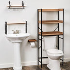 Farmhouse Bathroom Collection - Over Toilet Tower Natural