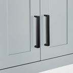 ARIEL Bathroom Wall Cabinet 26" H x 21" W x 8" D - Closed Door - Grey