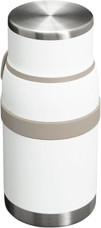 STANLEY Adventure To-Go Food Jar | Vacuum Insulated Food Container | Wide Mouth Screw On Lid | Packable for Travel | Stainless Steel with Leakproof Lid | BPA-Free
