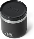 YETI Rambler 8 oz Food Jar, Vacuum Insulated, Stainless Steel, With Airtight Lid, Black