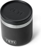 YETI Rambler 8 oz Food Jar, Vacuum Insulated, Stainless Steel, With Airtight Lid, Black