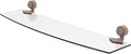 Allied Brass Venus Collection Glass Shelf with Smooth Accents
