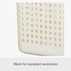 Like-it │SCB-5 │Daily use Inside or Outside. Movable Handles Make it Easy to Carry Around | Portable Large Basket for Kitchen, Laundry and Kids Room | 18.7 x 12.2 x 15.47 | White | 10.57 gal
