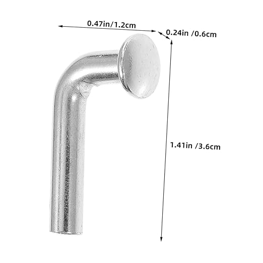 Heavy Duty J Bolt Safety Pin 6mm Universal Pallet Rack Drop Pin for Warehouse Shelving Pack of 50 Galvanized Steel 90-Degree Bend