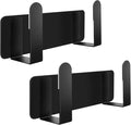 Pot Lid Rack, Wall Mounted 304 Stainless Steel Pan Lid Organizer Holder, Self Adhesive, Kitchen Cooking Utensil Tool (Black, Set of 2)