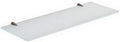 Gedy Shelves Ultralight Glass Bathroom Shelf, Chrome, 18"