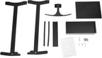 Wood Men Valet Stand Multifunction Clothes Valet Floorstanding Suit Stand Rack with Drawer & Shoe Rack for Bedroom, Entryway, Hotel, Home Office Use (Black)