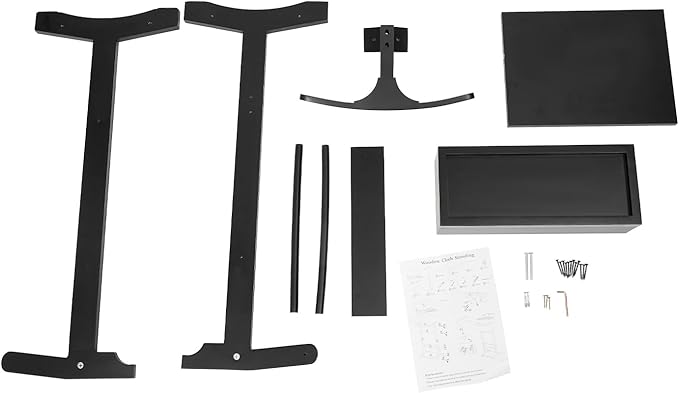 Clothes Valet Stand Holder for Men, Wood Suit Valet Stand with Top Tray, Clothing Rack with Shoe Shelf and Suit Trouser Bar for Entrance Hall and Bedroom