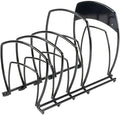 Lodge 5-Tier, Kitchen and Pantry Cast Iron Cookware Storage Organizer, Steel Construction, Matte Black