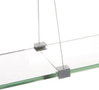 Spancraft Glass CR-4.75x27-Brushed Steel Crane Glass Shelf, Brushed Steel, 4.75" x 27"