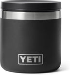 YETI Rambler 8 oz Food Jar, Vacuum Insulated, Stainless Steel, With Airtight Lid, Black