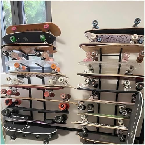 Snowboard Storage Rack,Floor-Standing ski Storage Rack, Home Gym Storage Rack, Sample Board Display Rack, Exercise mat Storage Rack (Black 35x25x84 cm/14x10x33 in)