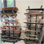 Snowboard Storage Rack,Floor-Standing ski Storage Rack, Home Gym Storage Rack, Sample Board Display Rack, Exercise mat Storage Rack (Black 35x25x84 cm/14x10x33 in)