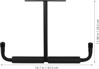 Heavy Duty T-shaped Ceiling Mounted Storage Rack Bike and Fishing Rod Holder Metal Garage Organizer for Overhead Utility and Garage Storage