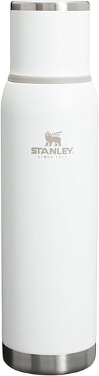 Stanley Adventure-To-Go Vacuum Bottle 1.4 qt | Wide Mouth with Leakproof Cup Lid | Keep Drinks Hot or Cold | Packable for Travel | Insulated Stainless Steel Thermal Bottle | BPA-Free | Frost