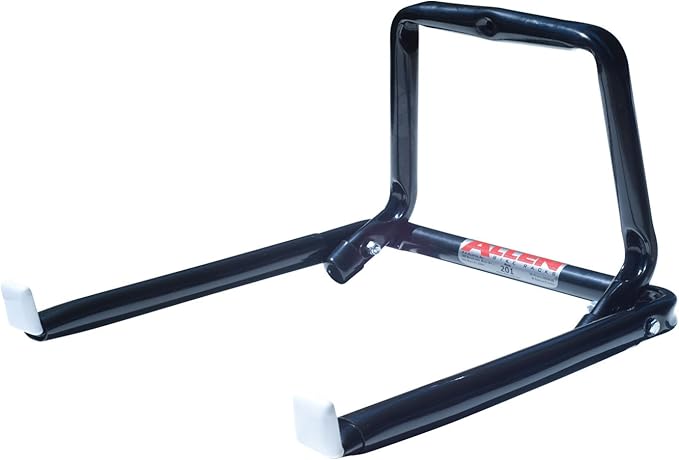 Allen Sports Wall Mounted 2-Bike Storage Rack, Model 201B , Black