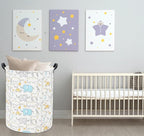 Animal Baby Laundry Basket Baby Hamper Kids Toy Storage Bin for Boys Room Decor Baby Nursery Hamper Gift Baskets for Bedroom Bathroom(Animal)