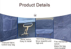 400L Commercial Laundry Cart Liner Bags - Removable Waterproof Replacement Bags for Rolling Laundry Baskets, Heavy-Duty Oxford Cloth Storage (Large Capacity) (Blue) (Blue)