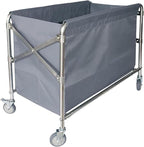 Replacement Liner Bag For Laundry Cart - Removable Liner Bag For Rolling Laundry Basket, Oxford Cloth Storage Bags, Trolley Cloth Bag, Hotel Room Work Trolley Replacement Bag(Gray,80x53x65cm/32x21x26i