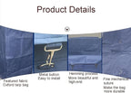 Removable Waterproof Liner Bag for Rolling Laundry Basket, Commercial Laundry Cart Replacement Liner Bag, Detachable Storage Bags(Beige)