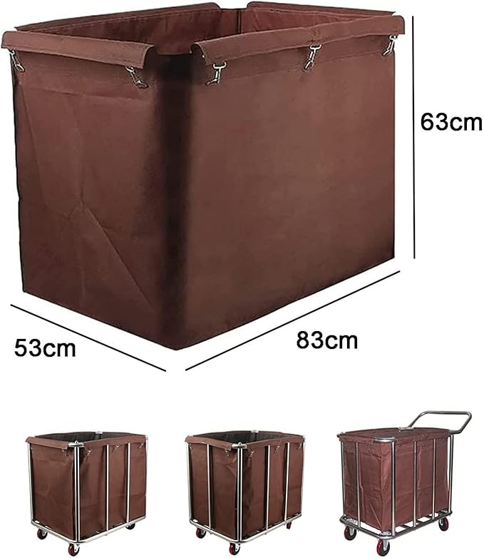 Laundry basket liner, Laundry cart liner bag,Replacement Liner Bag For Rectangular, Oxford Cloth Storage Bags For 400L Commercial Basket Trolley, For, Hotel, Cleaning Car(B)