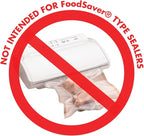 UltraSource - Chamber Machine Pouches 3 Mil Thickness, 8" x 30", Pack of 500 Vacuum Chamber Pouches, BPA-Free Pre-Cut Chamber Vacuum Sealer Bags with tear notch