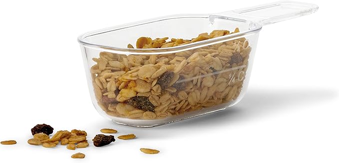 Rubbermaid Brilliance 14-Piece Food Storage Container Set with Scoops Airtight BPA-Free for Kitchen and Pantry Organization
