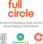 Full Circle Mesh Laundry Bags Set of 4 – Recycled Material Garment Wash Bags with Durable Zippers, Protects Delicates, Lingerie, and Small Items in Washing Machines, White