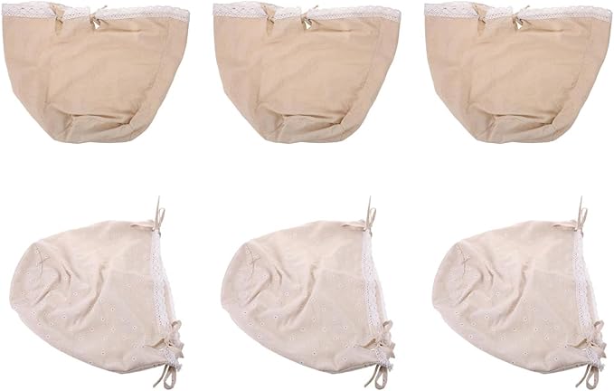 LUOZZY 6pcs Removable Laundry Basket Liner Washable Cloth Insert Cover Replacement for Home Seasonal Decoration