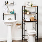Farmhouse Bathroom Collection - Over Toilet Tower Natural