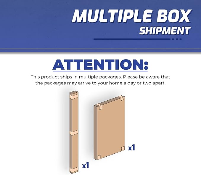MonsterRax Overhead Storage Rack - Heavy Duty Shelving, 400 lb Capacity, Adjustable Rack, Ceiling Mount Shelves 3x6' White (18-33'')