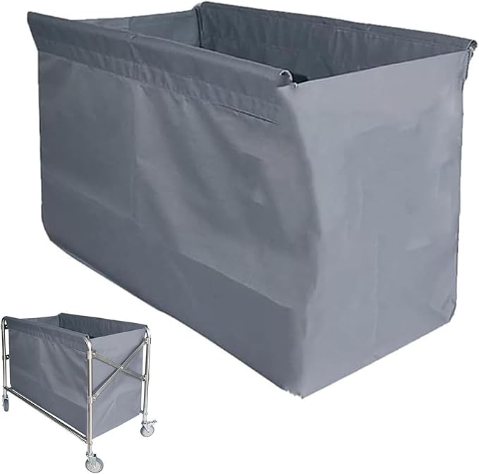 Laundry basket liner, Laundry cart liner bag,Removable Liner Bag For Rolling Basket, Oxford Cloth Storage Bags, Hotel Room Work Trolley Replacement(A,80x53x65cm/32x21x26in)