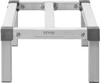 VEVOR Aluminum Dunnage Rack, 24” x 14” Commercial Food Floor Rack, 8” Off the Floor, 1000 lbs Capacity Adjustable Aluminum Storage, for Storage in Restaurants, Kitchens, Garages and Vehicles