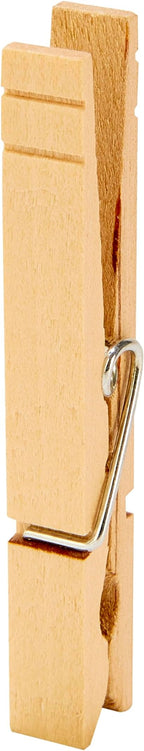 48 Count Birch Wood Clothespins, Natura