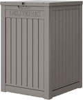 Package Delivery Box for Outside, 48 Gallon Storage with Lockable Secure, Large Double Wall Resin Outdoor Package Delivery Waterproof Deck