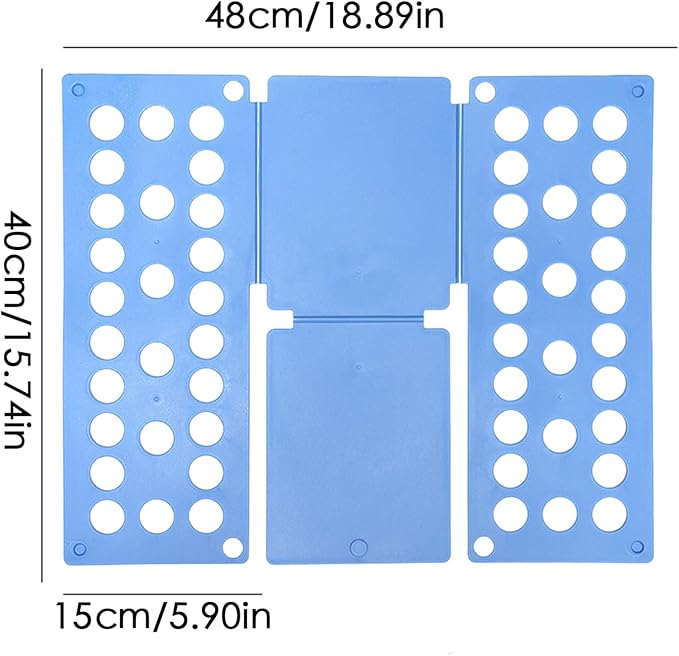 T Shirt Folder Clothes Folding Board, CollapsiblePlastic Laundry Aid, Adjustable SpeedFlip Organizer, Household Liner SorterOrganiser, for Clothing Easy Fast Home Travel Dorm Organization