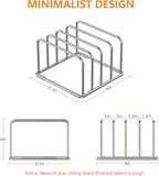 Cutting Board Holder Stand, Chopping Board Storage Rack, Cutting Board Organizer, 304 Stainless Steel Chopping Board Holder, Cookie Sheets Organizer 1.0+1.2 Inch Width Slots(Large)