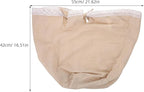 Removable Laundry Basket Liner Washable Cloth Insert Cover for Home Decor and Seasonal Parties Accessories - White