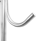 Household Essentials Hinge-It Clutterbuster Steel Valet Family Towel Bar, Silver