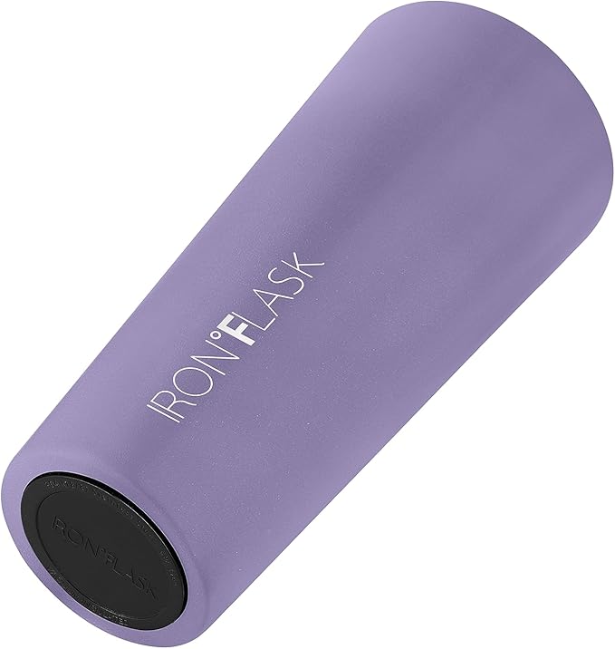 IRON °FLASK Classic Tumbler - Vacuum Insulated Stainless Steel Water Bottle, Double Walled, Drinking Cup, Insulated Travel Mug (Lavender, 32 oz Solid Lid)
