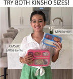 Small Snack Containers for Kids Toddlers - 3 Compartments (Set of 2) - Leak-proof Snack Boxes with Lids - BPA-Free Mini Bento Lunch Box - Ideal for School, Daycare, Holds 2 Cups (Red + Navy Blue)